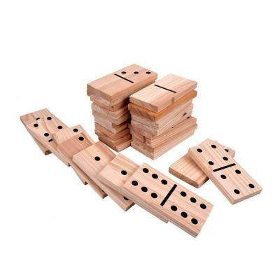 China Wooden Wholesale Custom Colored Wooden Dominoes Set For Sale for sale