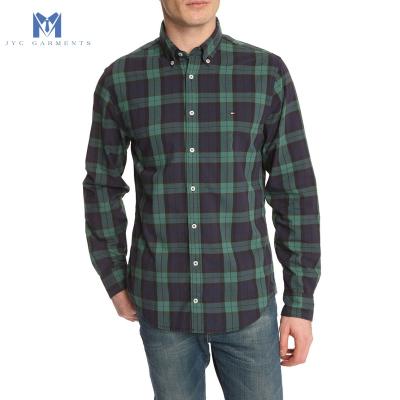 China Wholesale Custom Anti-pilling Men's Winter Flannel Warm Plaid Shirts for sale