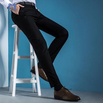 China New Anti-Static Mens Suit Pants Wrinkle And Easy Perm Pants Suit Black Suit Pants for sale