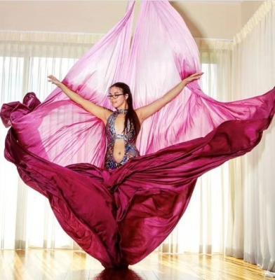 China High Strength colorful Aerial Yoga Hammock Fabric Nylon Aerial Silk for Yoga swing for sale