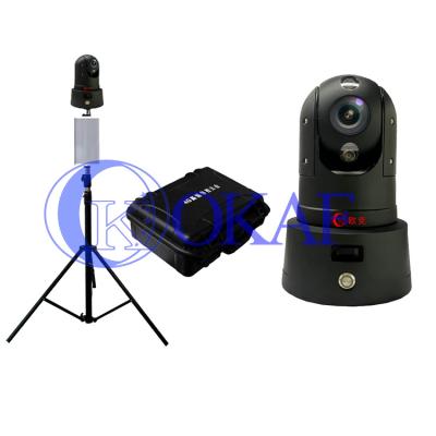 China PAN-TILT Public Security Designed 4G Portable Deployment PTZ IP Camera With Tripod And Suitcase for sale