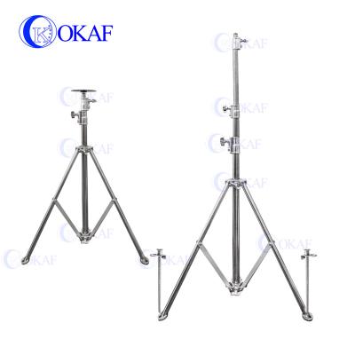 China Antenna\Portable Light Weight Stainless Steel Mast 5m 6m 7m Telescopic Tripod Antenna Control\Emergency Monitoring\etc. Up Manual Telescoping Mast Pole for sale