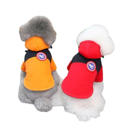 China Stocked Winter Warm Thicken Dog Clothes Fashion Pet Coat Padded Dog Coat Pet Accessories Design Pet Jacket for sale