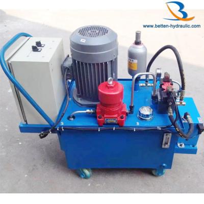 China Multi Industries Portable Electric Power Pack Hydraulic Pump Benchmark 10000 PSI for sale