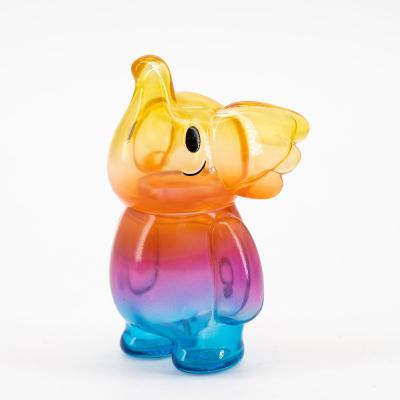 China Custom colorful cartoon toy vinyl figures toys,transparent 3d vinyl toys maker,clear art vinyl figures for sale