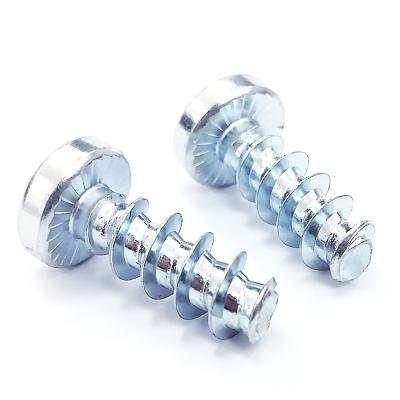 China Iron Customized Blue Plastic RoHS-Compliant High Quality Torx Round Head 8.8 Tapping Screw Grade Environmental Protection Zinc Screws for sale