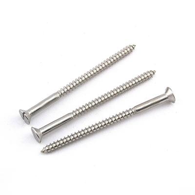 China Pan Stainless Steel Tapping Screw Word Countersunk Screw (Wood Teeth) for sale