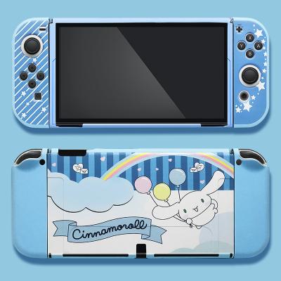 China For NINTENDO SWITCH OLED dockable soft tpu cover case for Nintendo Switch oled console joy scam split shell cute cat switch protective case NS accessories for sale