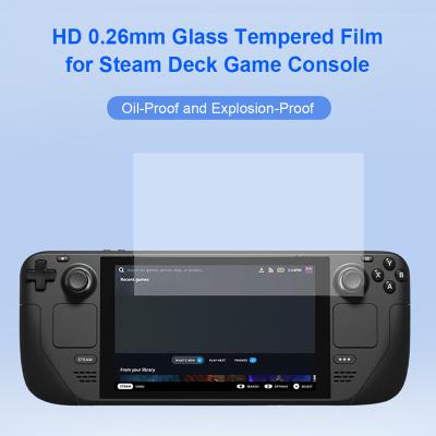 China For steam rig game console suitable for console tempered version of steam rig game console HD screen tempered glass film for sale