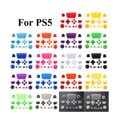 China 19Color Controller Button R1 L1 R2L2 Button Keypad Shell Case Cover Cap Replacement For PS5 Controller Gamepad Handle Accessories for sale