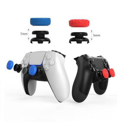 China For PS5 & PS4 Removable 2Pcs Controller Hand Grip Supplements Caps For PS5 PS4 Analog Controller Gamepad FPS Button Supplements Thumbstick Joystick C Sticker Sets for sale