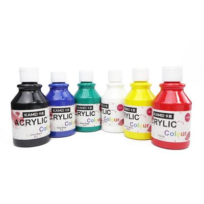 China KAMEI 150ml strong Nox-toxic water based paint covers high quality acrylic paint for craft painting for sale