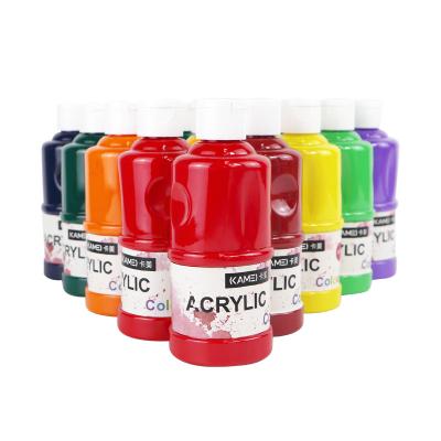 China DIY Art KAMEI 400ml Non-toxic Bright color Acrylic paint for Kids drawing use for sale