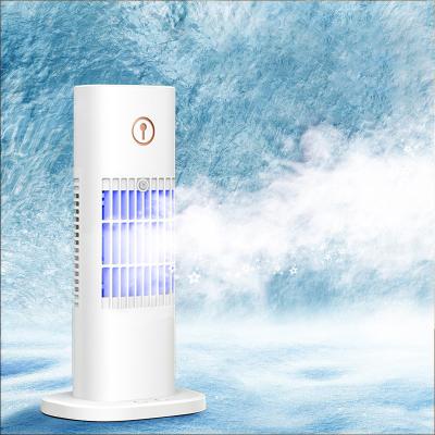 China Hotel Portable Mini Air Cooler with 3 Level of Air Cooler Rechargeable Small Fan Water Evaporative Fan for Office for sale