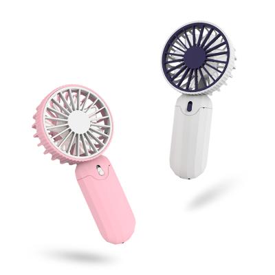 China Outdoor Mini Handheld Fan with Built-in Battery Outdoor Fan for Travel and Office for sale