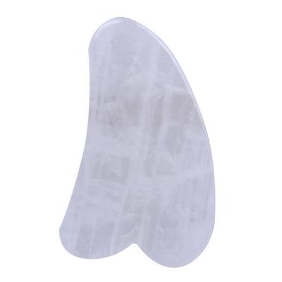 China Natural Body Chinese Gua Sha Crystal Quartz Scraping Massage Gua Sha Tool for sale