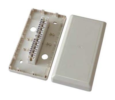 China 10 pair lsa indoor  network distribution box for sale