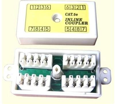 China Ethernet CAT 6 connection Box, 110 Punch-down Style; White junction box for sale