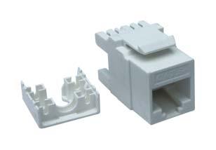 China UTP Cat5e keystone jack modular jack 180 degree for sale