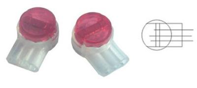 China Gel Filled UR2 Red Butt Splicing wire Connector , 3 Wire Splice with Polypropylene material for sale