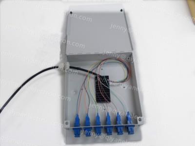 China 6/12 SC 24 LC Fiber Wall Mount Fiber Optic Termination Box for sale