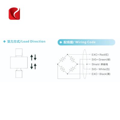 China T302 Auto Press RT Sensor Miniature In Line Tension Compression Load Cell For Tension Force Sensor for sale