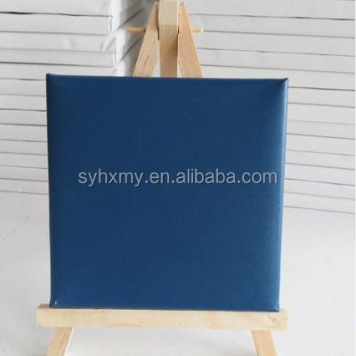 China Waterproof+ECO-Friendly White Stretched Canvas With Polyester Canvas Wood Frame For Oil Painting for sale