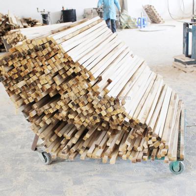 China Inkjet Printing Shrink Wrapped Wooden Stretcher Bar And Wooden Wedge for sale