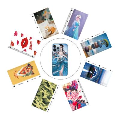 China Cell Phone OEM ODM Diy Design Mobile Back Cover Skin Sticker Films Lamination Ultra Thin Protective Sheet 120x180mm Lovely For Any Model for sale