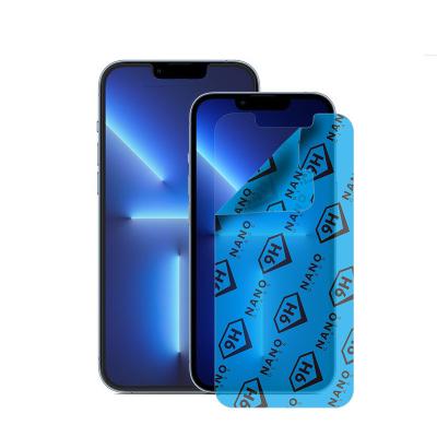 China Bent Tempered Glass Screen Protector 9H Anti-fingerprint Anti-fingerprint Screen Shockproof Nano Glass Protector For iPhone 13 mini for sale