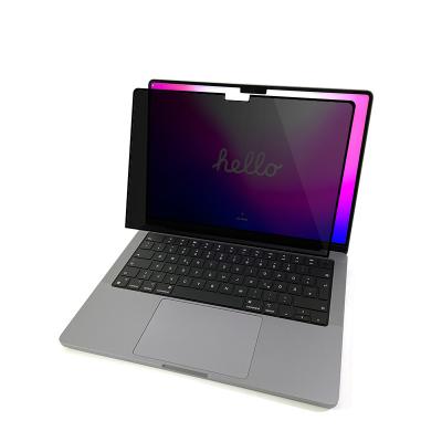 China Reusable PC / Notebook Manufacturing Privacy Anti UV Filter Anti UV Screen Protector For Macbook Pro 16.2 for sale