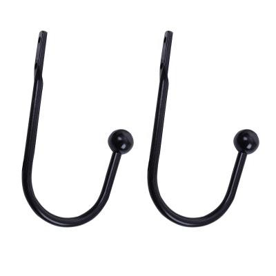 China Curtain Transitional U-Link Window Hooks Metal Barriers Back Curtain Hook for sale