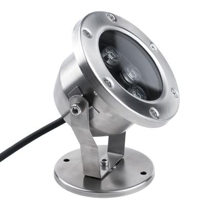 China Pool/Park 6W Led Swimming Pool Light IP68 AC/DC 12V RGB Waterproof Outdoor Underwater Light Pond Led Spotlight à venda