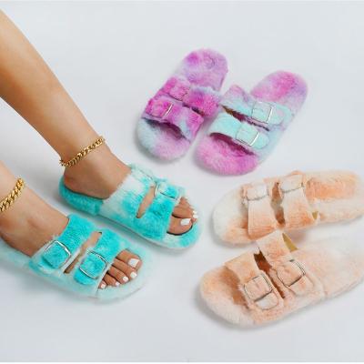 China Bedroom High Quality Slipper For Luxury Dye High Quality Cotton Women's Colorful Link Women's Slipper for sale