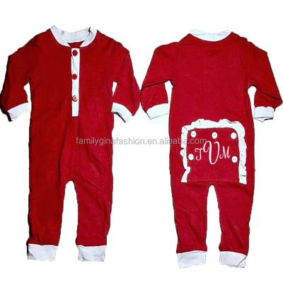 China High Quality Wholesale Monogrammed Personalized Christmas Cotton Toddler Pajamas for sale