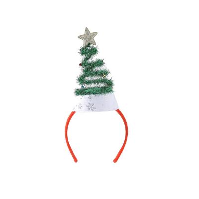 China Sweet Funny Party Hairband Girl Kids Christmas Tree Headband Twist Unique Design Headband for sale