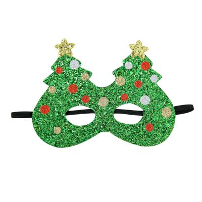 China 2021 Fashion Resin Children Kids Party Mask Christmas Tree Mask Masquerade Mask For Kids for sale