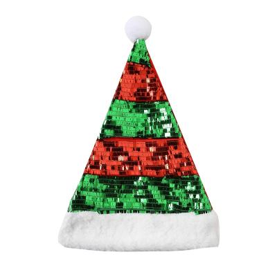 China High Quality Unisex Cute Sequins Hat Kids Christmas Hat Accessories Polyester Christmas Man Women Fashionable Style Hat for sale