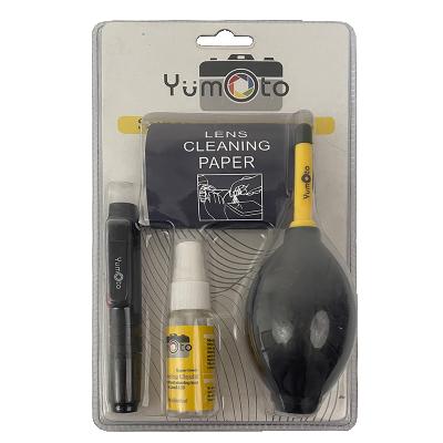 China Camera Tool 3 In1 Fan Dust Remover For Camera Lens Brush Cleaning Fan Kit For Digital Camera Dslr Clean for sale