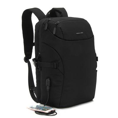 China With USB Kingslong Men Waterproof Carrying Cases USB Charging Laptop Backpack Smart Bags for sale