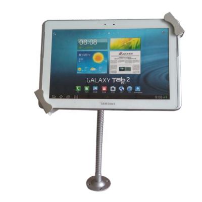 China Newly Anti Theft Security Lockable PC Tablet Anti Theft Display + Swivel 360 Degree Display Stand Holder With Adjustable Clamp for sale