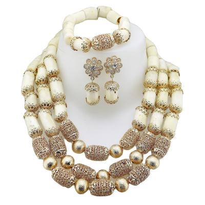 China Other Supoo Senegal/Ghana African Beads Jewelry Sets Wedding Handmade Jewelry for sale