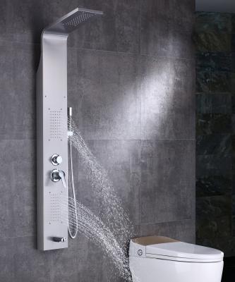 China Without Sliding Bar Wall Mounted SPA Multifunction Shower Panel In Shower Room for sale