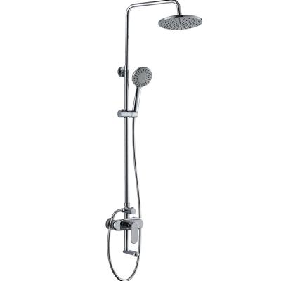 China With Sliding Bar Meiya Bathroom Shower Set Brass Bath Shower Mixer for sale