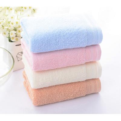 China Child Safe 100% Cotton Bath Towel Luxury Customize Logo Hotel Bath Towel Set Available for sale