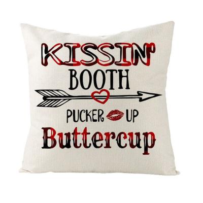 China Custom Digital Printing 3d Pillow Case Latest Design Cushion Anti-Static Wholesale Decorative Pillow Cover for sale