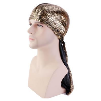 China Master Wrapping Custom Printed Durags Bandana Logo Hairband Warm Durag For Four Seasons for sale