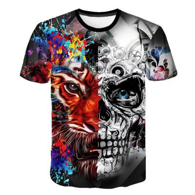 China Sustainable Mens T-shirt 3D Image T-Shirt And Custom T-shirt Printing for sale