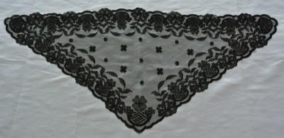 China Black Spanish style veils and mantilla Catholic church chapel lace Mass latin L for sale