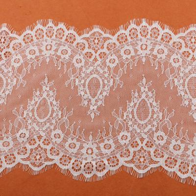 China Good Quality  Crochet  Eyelash Lace Edge for Dress  Double Side for sale